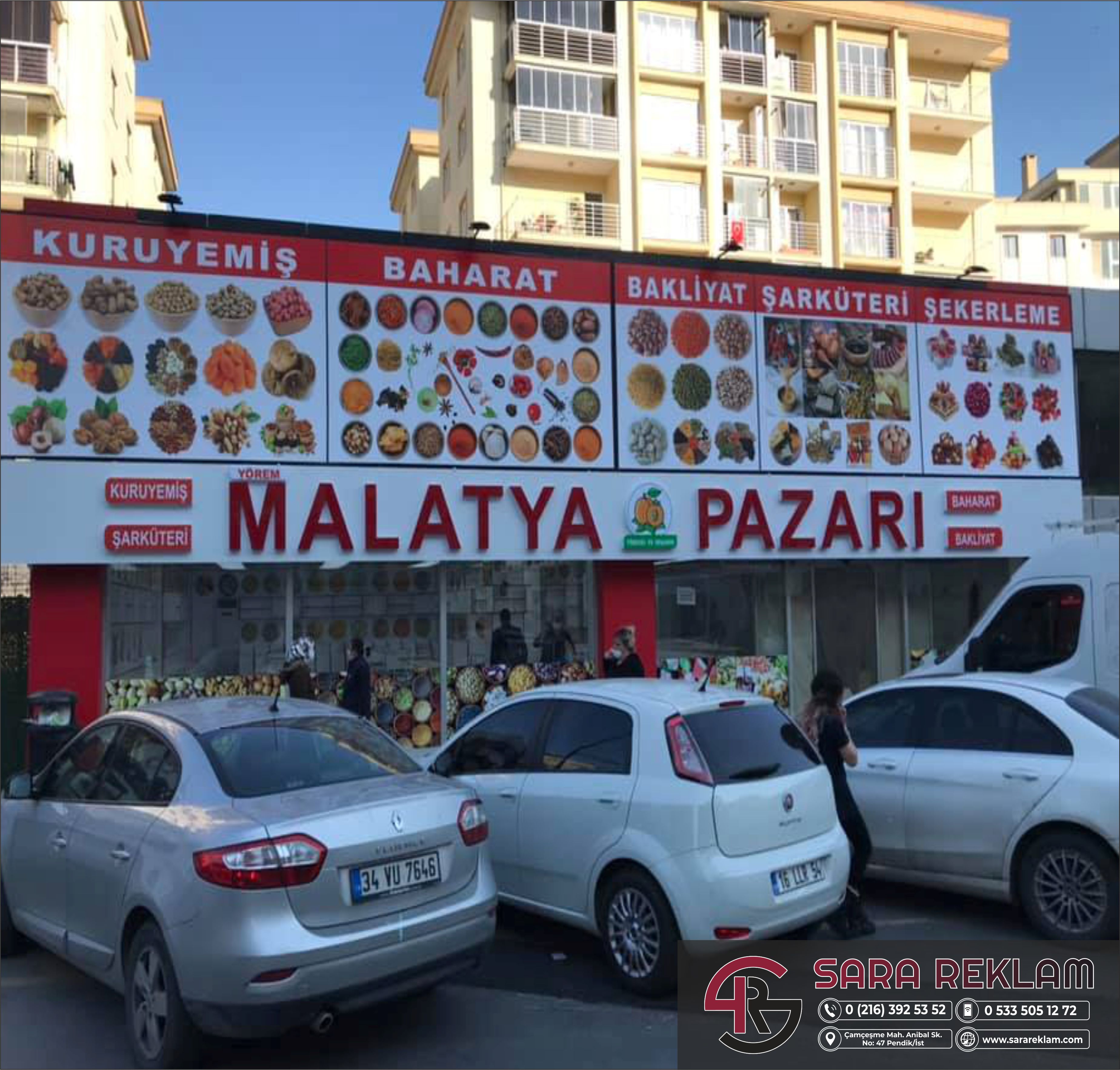  kompozit üzeri kutu harf